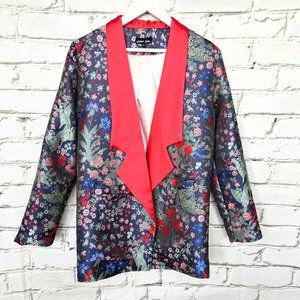 Sister Jane Botanical Floral Embroidered Blazer